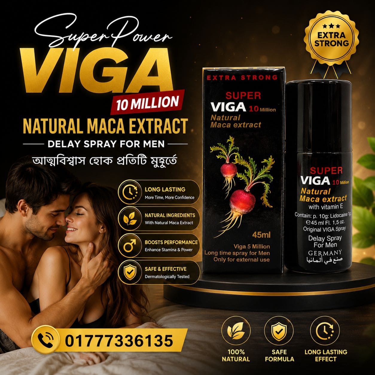 Viga Spray 10 Million | Delay Spray for Men